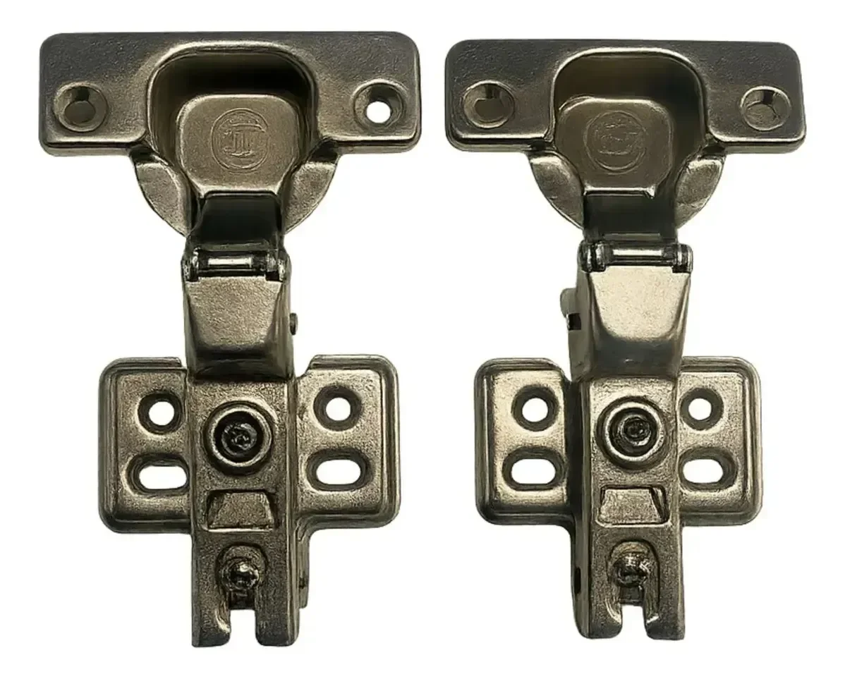 Dobradiça Curva Amortecedor Kit 10 35mm P/armários Gtr - 2