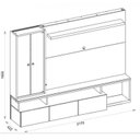 Ver imagem 3 de Painel para TV até 70 Polegadas com Cristaleira Wave Caemmun