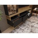 Ver mais imagens de Painel para TV até 70 Polegadas com Cristaleira Wave Caemmun