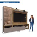 Ver imagem 5 de Painel para TV até 70 Polegadas com Cristaleira Wave