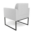Ver imagem 5 de Poltrona Base Industrial Preto Marisa Linho D03 - D’Rossi A05 Cinza