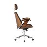 Cadeira de Escritório Presidente Giratória com Apoia Cabeça Office Lisboa - 3