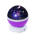 Ver imagem 1 de Luminária Projetor Abajur Estrelas Galáxia Luxuoso Céu Roxo