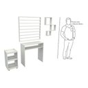 Ver imagem 2 de Kit Manicure Mesa Carrinho Estante Esmalte Nichos Mdp Vetorial Móveis