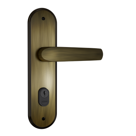 Fechadura Stam Externa 1601/09 Espelho Antique E-coat