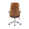 Cadeira de Escritório Presidente em Corino e Madeira Coimbra - 2