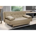 Ver imagem 1 de Sofá Cama 1,80m Lara Suede Bege Kaleo Decor