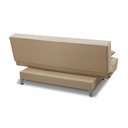 Ver imagem 3 de Sofá Cama 1,80m Lara Suede Bege Kaleo Decor