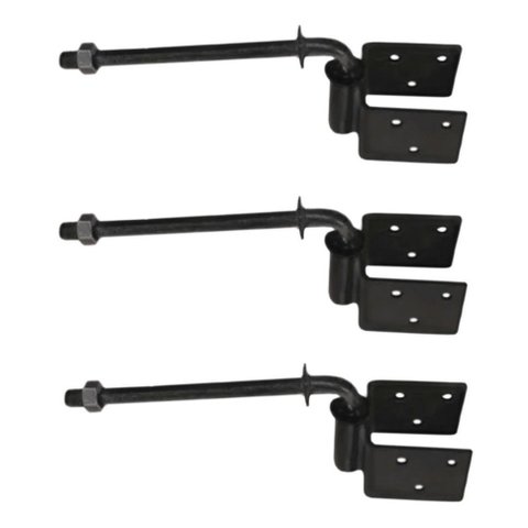 Kit 3 Dobradiças em Aço Boca de Lobo 3/16 280x115x65mm