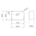 Ver imagem 2 de Cuba Docol Invicta 47x32 016986CH Inox Alto Brilho