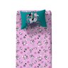 Jogo de Cama Solteiro Simples Doce Vida Disney Minnie Unicórnio Portallar - 1