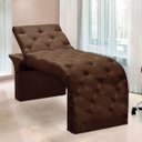 Ver imagem 2 de Maca Estofada Estética Cílios Regulável Spa Veludo Ivete:marrom