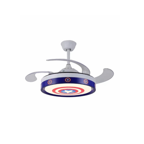Ventilador Teto Retratil Infantil Led Bluetooth 1368