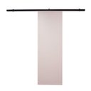 Ver imagem 2 de Porta de Correr Branco Prime com Kit Alumínio Preto - 210x60