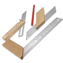 Ver imagem 1 de Jg de Esquadros C/suta 4 Peças - Zaas