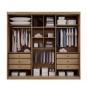 Ver imagem 4 de Guarda Roupa Casal com Espelho 3 Portas 6 Gavetas - Palazzo-cumaru - Móveis Novo Horizonte