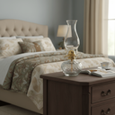 Ver imagem 4 de Lamparina Óleo Mesa Dourada Vidro Pavio Retrô Arandela Tocha Besha Seller