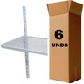 Caixa com 6 Prateleiras 60x30cm Branco - 1