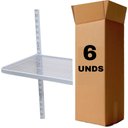 Ver imagem 1 de Caixa com 6 Prateleiras 60x30cm Branco