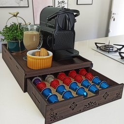 Bandeja para cápsulas Nespresso Para 45 capsulas café chá - 4