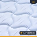 Ver mais imagens de Cama Box Baú com Colchão de Espuma D45 Pillow Top Fort Comfort + Auxiliar Unique Solteiro 88cm