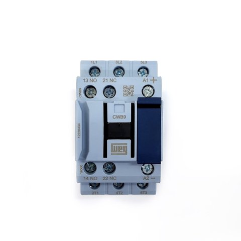 Contator Tripolar Weg Cwb9 9a 1na + 1nf 24v, 110v ou 220v 220vca