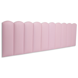 Cabeceira King Modulada Nuvem Cama Box 200 cm x 60 cm:CORINO Rosa Bebê