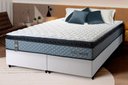 Ver imagem 1 de Conjunto Cama Box Espuma Chicago Cinza King 193x203x57