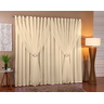 Cortina Voil com Forro Microfibra Sala e Quarto 9,00x2,00 - Palha - 1