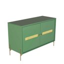 Ver imagem 5 de Balcão Buffet Paraty 113 Cm 2 Pts Laca com Portas em Palhinha Verde