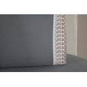 Ver imagem 3 de Kit Jogo de Lençol Casal Bordado Inglês 100% Hypercal 400 Fios 4 Peças Cinza