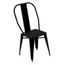 Kit 4 Cadeiras Design Tolix Iron Industrial Preto - 2