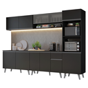 Ver imagem 5 de Armário de Cozinha Completa 300 cm Preto Nice Madesa 02