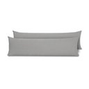 Ver imagem 1 de Fronhas para Travesseiro de Corpo Slim 1,50m X 50cm 2 Unidades - Cinza
