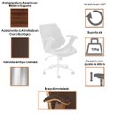 Ver mais imagens de Cadeira de Escritório Diretor Giratória Corino Office Lisboa