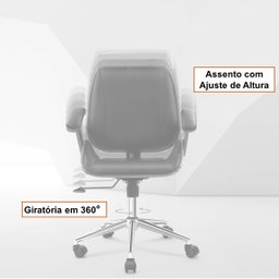 Cadeira de Escritório Diretor Giratória Corino Office Lisboa - 9