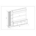 Ver imagem 3 de Estante Home Theater para TV 75 Polegadas Splendido Caemmun