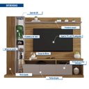 Ver imagem 5 de Estante Home Theater Para TV 75 Polegadas Splendido