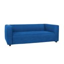 Ver imagem 1 de Sofá Namoradeira Amsterdam 1,40m Suede Azul Marinho - Inova Decorações