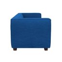 Ver imagem 2 de Sofá Namoradeira Amsterdam 1,40m Suede Azul Marinho - Inova Decorações