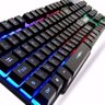 Teclado Gamer BK-151C + Caixa Som P/PC CS-69 Vermelha/Branca - 3