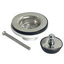 Ver imagem 1 de Valvula Lavatorio Escoamento Ralo 7/8 Abs Premium + Inox Polido Flvx Hidro