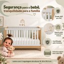 Ver imagem 3 de Quarto de Bebê Completo com Berço Americano 3 em 1 e Colchão Incluso Flor Multimóveis MP4927
