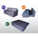 Ver imagem 6 de Sofá de 03 Lugares Life_mm com Baú que Se Transforma em Sofá Cama Resistente e Confortável em Linho