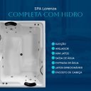 Ver imagem 4 de Spa Retangular Lorenza Completo com Hidro em Acrílico - 127v