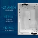 Ver imagem 5 de Spa Retangular Lorenza Completo com Hidro em Acrílico - 127v