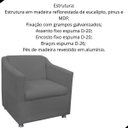 Ver imagem 2 de Kit 02 Poltrona Decorativa Tilla Suede com Pés Cromados