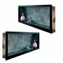 Ver imagem 3 de Kit 02 Nicho de Porcelanato Cinza Grafite Polido 60x32cm