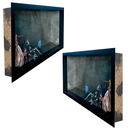 Ver imagem 6 de Kit 02 Nicho de Porcelanato Cinza Grafite Polido 60x32cm