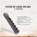 Ver imagem 3 de Filtro de Linha Preto 6 Tomadas Cabo de 1,20m Inmetro Ipec